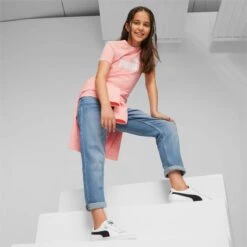 T-shirt Fille Puma Ess Logo -Sport Vêtements Magasin 587029 94 1