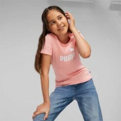 T-shirt Fille Puma Ess Logo -Sport Vêtements Magasin 587029 94 2