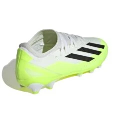 Chaussures De Football Enfant Adidas X Crazyfast.3 MG J 13 Chaussures De Football Enfant Adidas X Crazyfast.3 MG J -Sport Vêtements Magasin adidas ie1567 6 footwear photography back lateral top view white